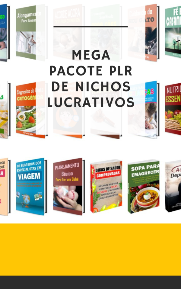 Pacote ebooks plr