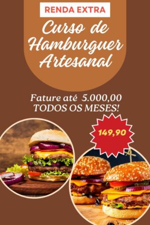 Curso de Hamburguer Artesanal lucrativo